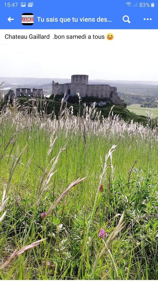Gite De La Baguelande Les Andelys Dış mekan fotoğraf